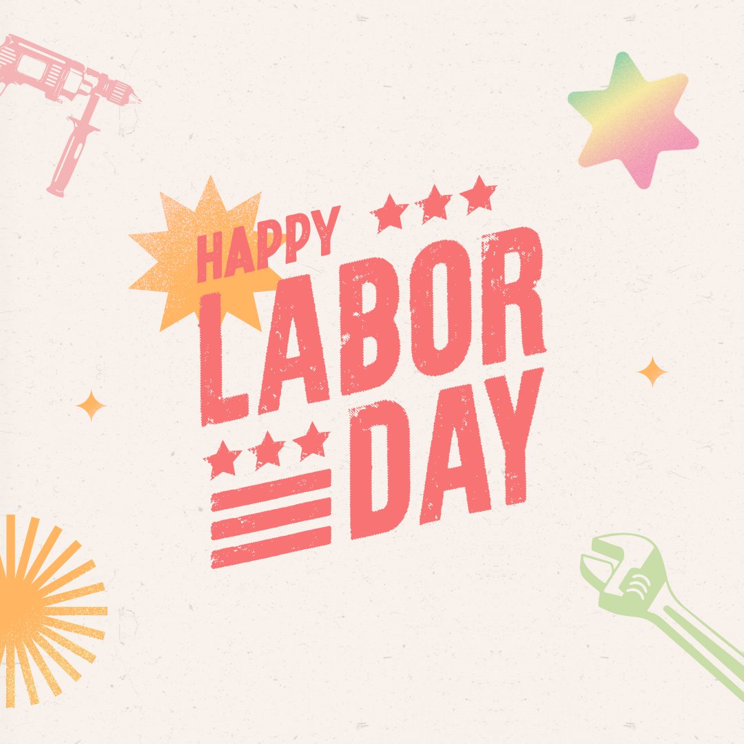 codecoloragency's tweet image. Work hard, rest well. Happy Labor Day, everyone! #CodeColor #LaborDay