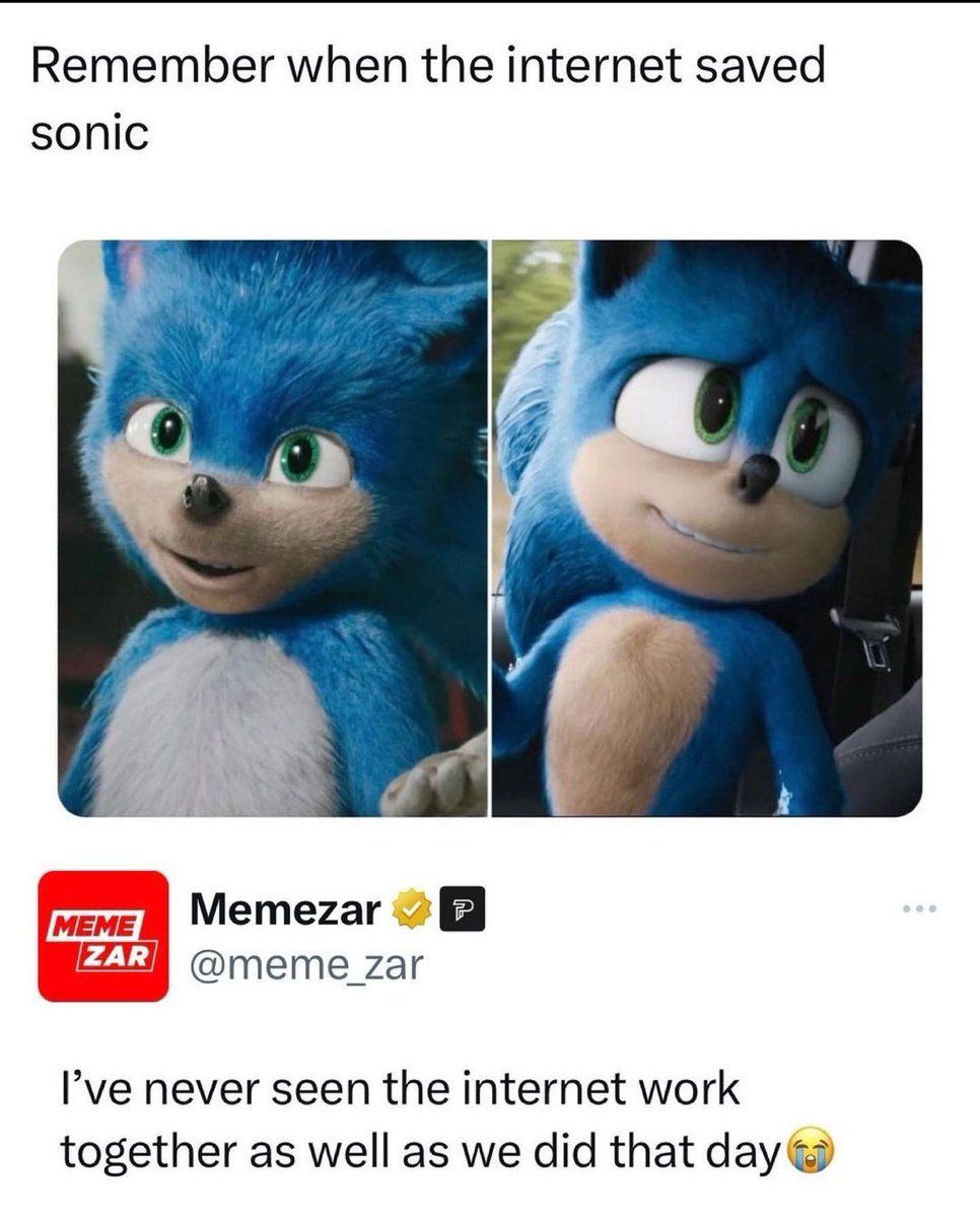 ItalianJedi2's tweet image. Example.
People don&apos;t like the appearance of sonic, they band together on the internet and demand change or they will boycott or not comply and give them any dollar votes.

Let&apos;s do the same with our government, elected officials, WEF, CDC, IRS, etc...

#Unityisourstrength…