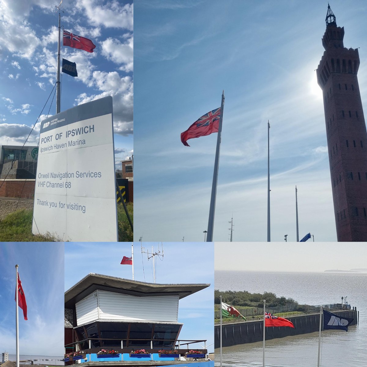 Yesterday, we marked #MerchantNavyDay by proudly flying the #RedEnsign across our #ABP port locations to honour the #seafarers who help us in #KeepingBritainTrading.