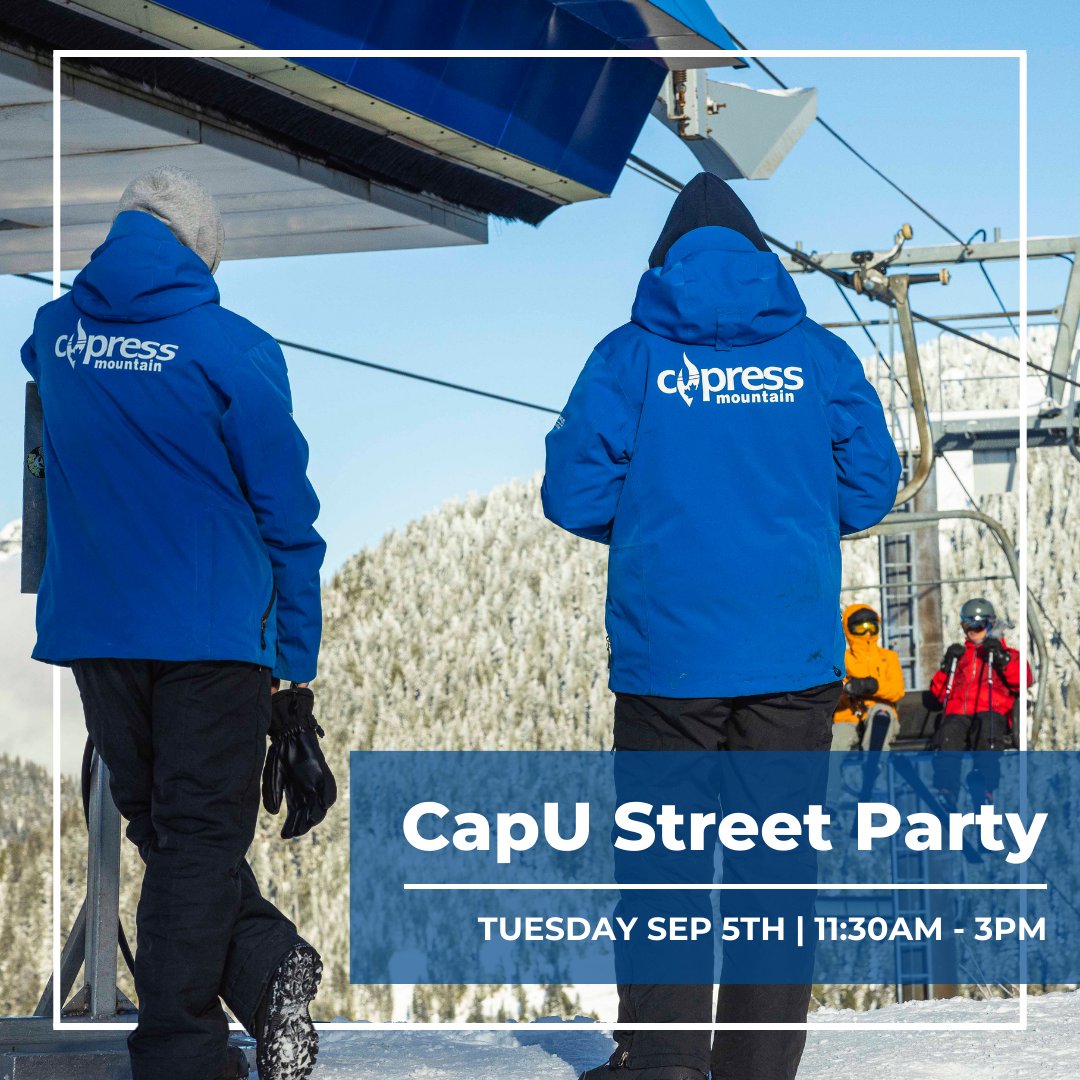 Swing by the Cypress Booth at the CapU Street Party tomorrow (Tuesday, September 5th) between 11:30am and 3pm to explore and apply for exciting winter job opportunities!

#hiring