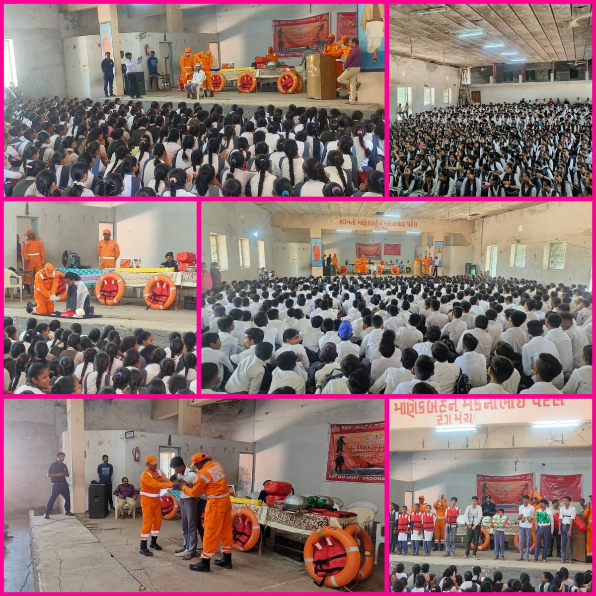 06NDRF's tweet photo. “The hard days are what make you stronger.”
#04/09/2023
#TEAM6NDRF
♦️Community Awareness Program at K.T. High School, Khedbrahma
#Distt- Sabarkanta #Gujarat.
आपदा सेवा सदैव सर्वत्र
@NDRFHQ
@CollectorSK
@PIBAhmedabad
@ANI
@PTINews
#NDRF4U https://t.co/GKnIEfVsvH