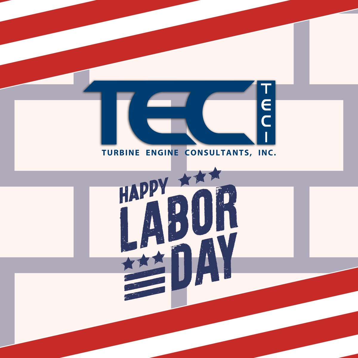 TECIinc's tweet photo. Happy Labor Day! The team at TECI hopes everyone has a wonderful day today!✨ #LaborDay #LaborDay2023 #TECI https://t.co/kF7nSqi7C3