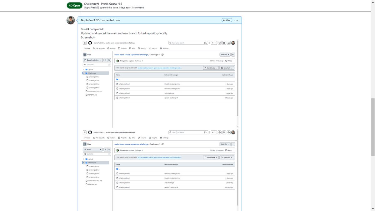 GuptaPratik02's tweet image. Hello All,   
Completed #task4 of  #OpenSourceSep Challenge with @Scaler_Official Discord Community.     

You can join the community HERE - discord.gg/scaler-by-inte…

#Opensourcesep #ScalerDiscord