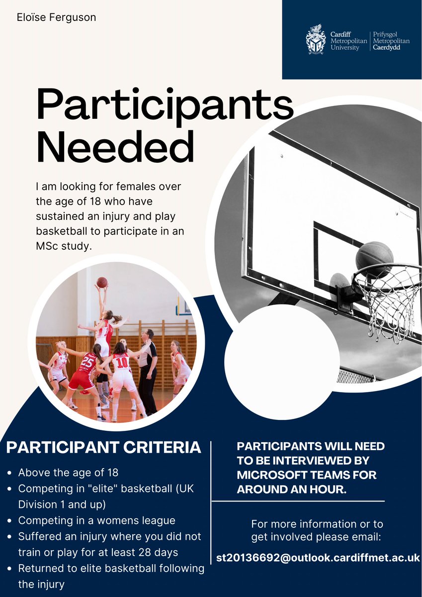 I’m still looking for participants for my MSc dissertation study. Please like / share / get in touch if you want to be involved!