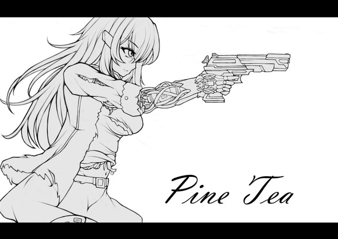 パインティー描いてる 