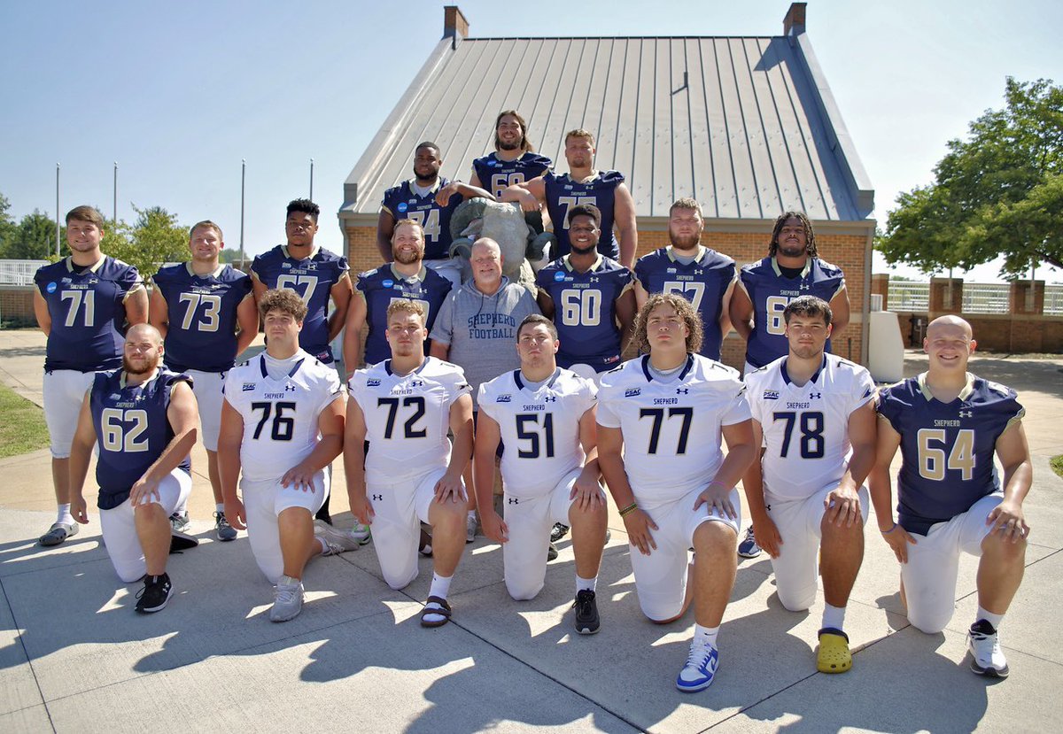 dorner_doug's tweet photo. @Curtisj26 @JAM_Bell BEST OL IN COLLEGE FB. PERIOD
#60 Chandler Brown 🐶
#68 James Bell 🐶
#70 Wyatt Pellicano 🐶
#71 Brandon Carr 🐶
#74 Curtis Jefferson 🐶
#75 Ty Lucas 🐶
Go Rams!  🐏🏈🔵🟡
#team94 https://t.co/9ucIJ0hjvZ