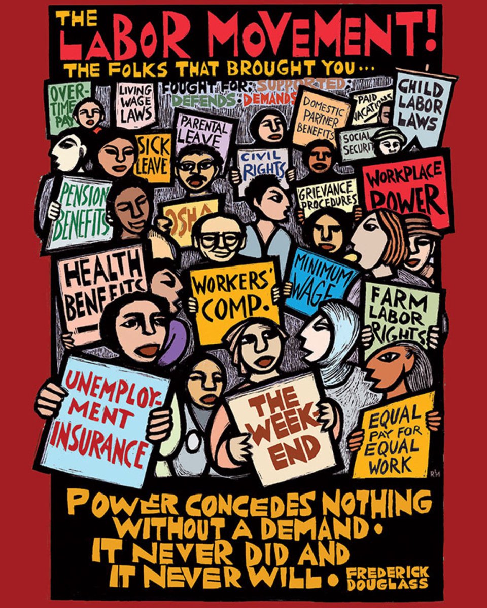 ✊🏾Workers United Will Never Be Divided. Today, we express immense gratitude for our labor movement and the community leaders at the forefront for workers' rights. On this #LaborDay and everyday, we continue the fight for dignity and livable wages for all. #United4All