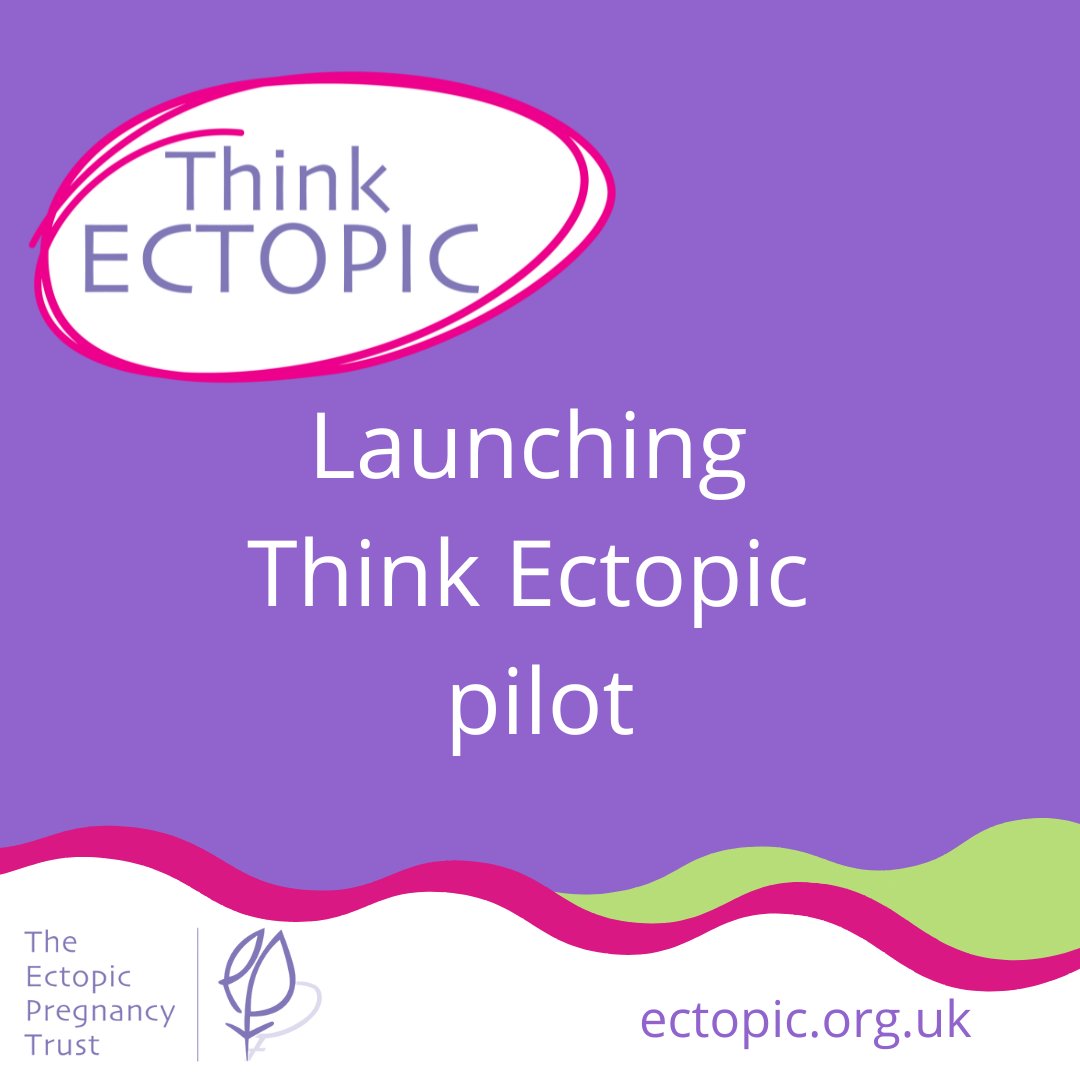 Today’s sees the launch of our pilot #ThinkEctopic project. Using a simple biocard with key information about #ectopicpregnancy, we aim for this project to remind healthcare professionals to “think ectopic” when a woman or person presents with symptoms.