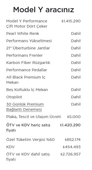 Goodbye my precious pre-order Model Y. <a href="/elonmusk/">Elon Musk</a> just in 5 months, the price of it goes from 1.7M to 2.7M Turkish Lira. Someday @tesla someday...
