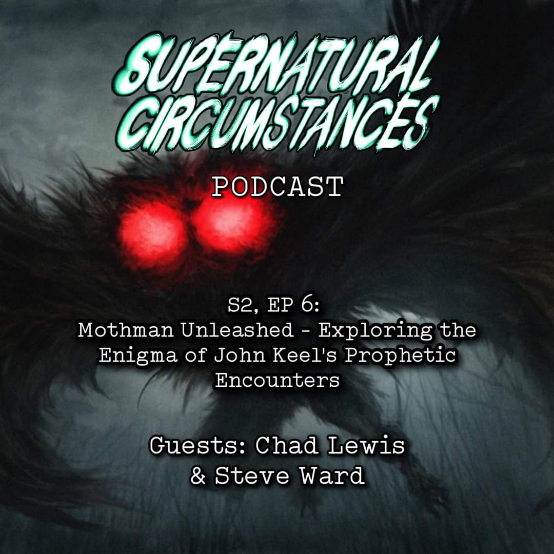 MorganKnudsen's tweet photo. We celebrate the upcoming #Mothman Festival with researcher Chad Lewis and festival emcee Steve Ward! 

DOWNLOAD HERE OR WHEREVER YOU #PODCAST: https://t.co/ITzujlbVdH 

#cryptid #paranormal #haunting #truecrime #mystery #darkpoutine #spookyseason @ApplePodcasts @Spotify https://t.co/OsunEe6OwE