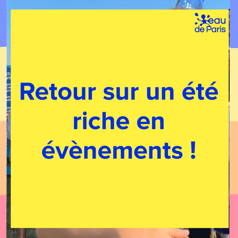 eaudeparis's tweet photo. ☀️ Retour sur l'été riche en évènements d'#EaudeParis ! 💧
➡️ https://t.co/0OfHioCYmL
#bestof #eaupotable #eau #protectiondeleau #zéroplastique #noplastic #WeLoveGreen #FestivalDuMieuxManger #Orly2 #IciJechoisisleaudeParis https://t.co/LNQ12Ie99v