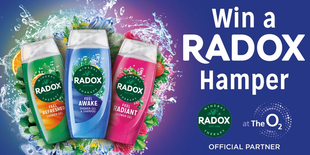 We’re delighted to announce we are now official partners of the <a href="/TheO2/">The O2</a>!✨If you want to WIN the ultimate Radox Bundle, a range of shower gels and bath products click the link in our bio to enter. 

Link to our T&amp;C’s: radox.co.uk/win-a-radox-ha…
 
Enter Now: radox.co.uk/win-a-radox-ha…