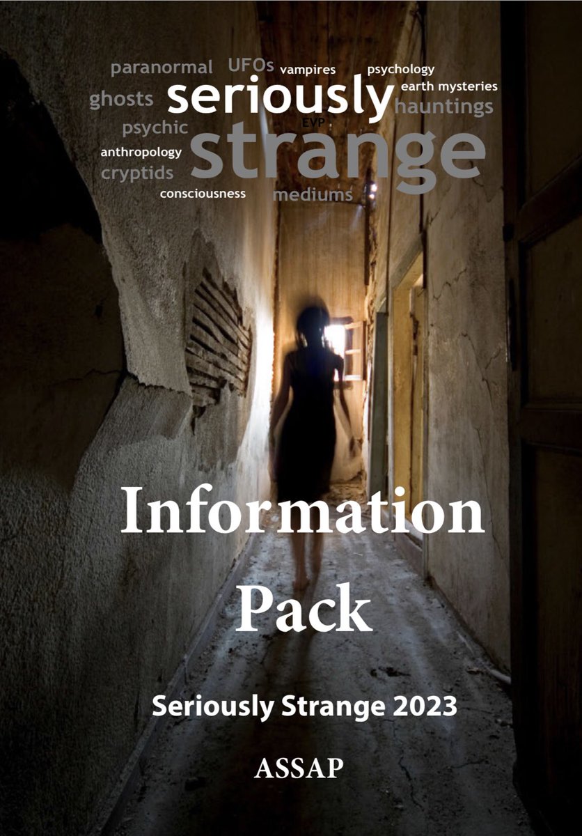 Hey <a href="/ASSAParanormal/">ASSAP Paranormal</a> <a href="/CJR23/">Chris Jensen Romer</a> <a href="/NorieMiles/">Norie Miles</a> congratulations and a big thank you from me for such a fantastic time at the ASSAP Seriously Strange Weekend. For those who’ve never been, consider it next year, you won’t be disappointed #UncannyCommunity