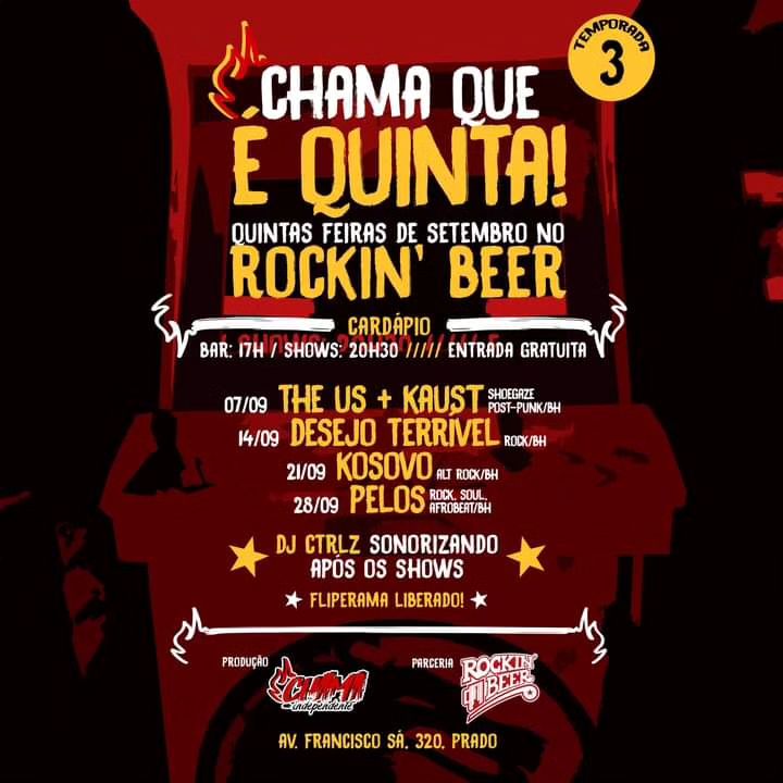 discorockerBH's tweet photo. DISCO ROCKER ★ DJSET 14/09
A 3ª temporada do festival #ChamaIndependente vem aí e está imperdível! 

Não saimos no flyer, é verdade, mas se segura que na semana que vem a discotecagem está por nossa nossa conta! Vem comigo! 🔥 #rockbh⚡#djset #BH #show https://t.co/QeKe4R7Ugl