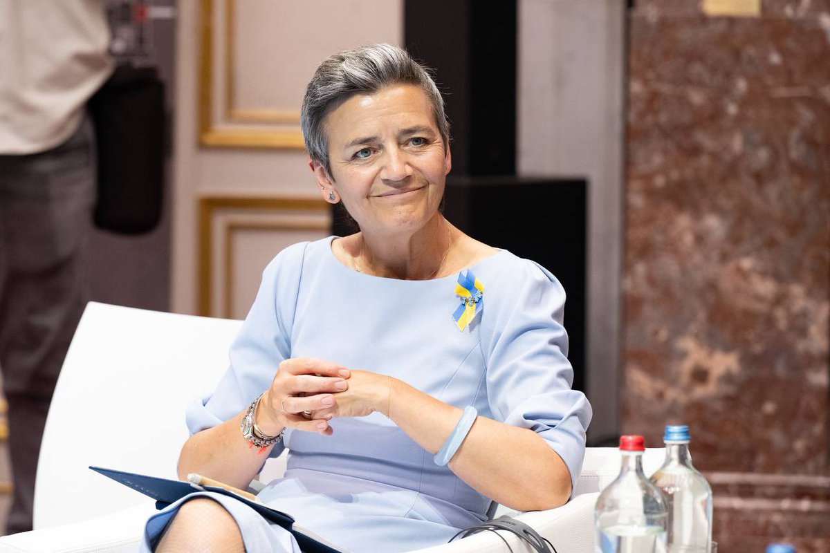 Renew Europe fully supports the candidacy of @vestager to become the new President of the @EIB. She “embodies the European general interest and the forward- looking mindset that our institutions need more than ever” Read here to know more👇 reneweuropegroup.eu/news/2023-09-0…