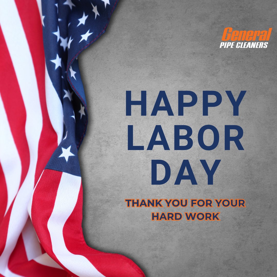DrainBrains's tweet photo. Happy Labor day!
Thank you to everybody who has worked hard and has supported us.
We appreciate you!
#generalpipecleaners #plumbing #plumbingcontractors #plumbingmaintenance #plumbingtips #draincleaning #draincleaner #plumbingtools #drainbrain #laborday https://t.co/ZfF6u2xBHT