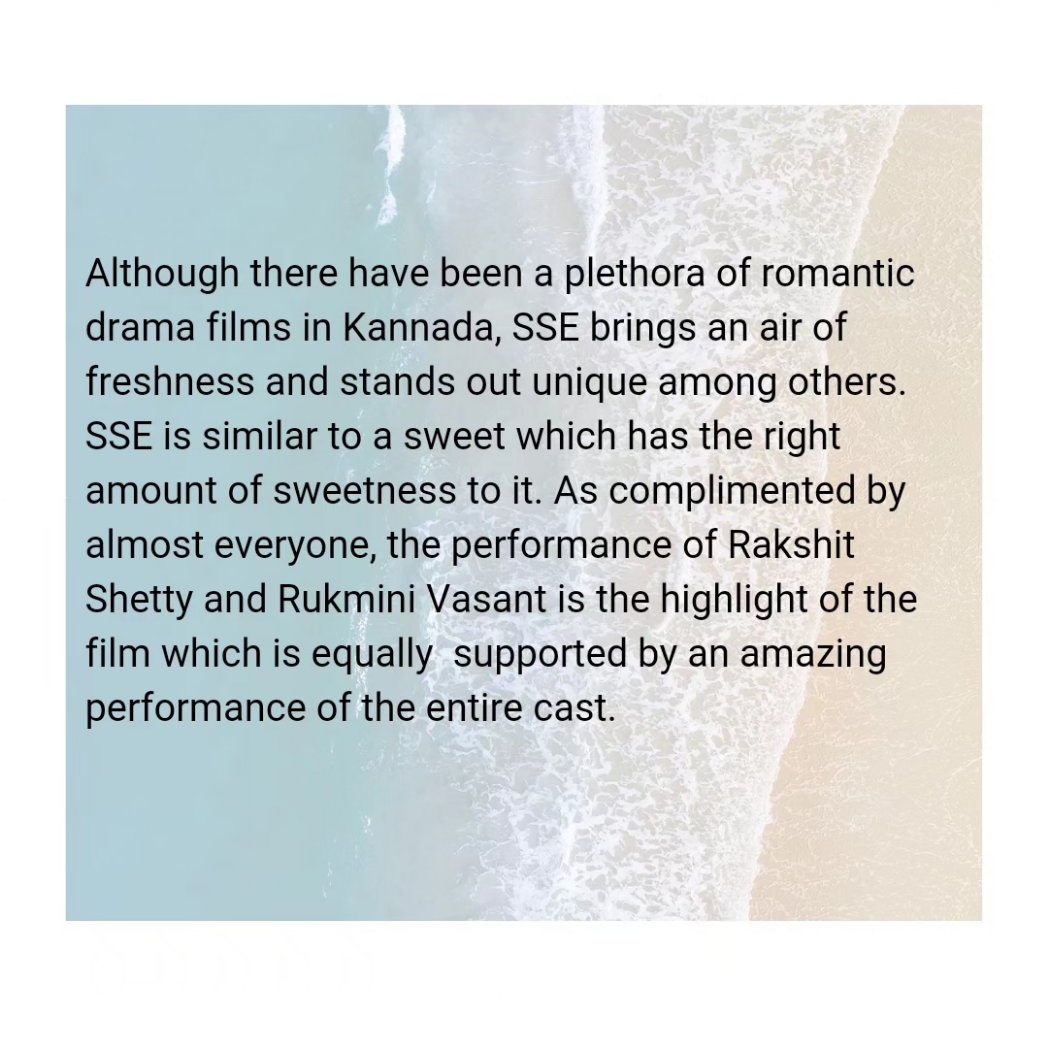 thoughtsananta's tweet photo. #SaptasagaradaacheEllo Review
@rakshitshetty @rukminitweets @hemanthrao11 

An ocean of emotions
That is Sapta Sargaradache Ello
The ebbs and flow 
Of 'Katte' and 'Putti's' life 
An experience intense 
That lingers long

#SSE #SideA https://t.co/srkyjXuZwG