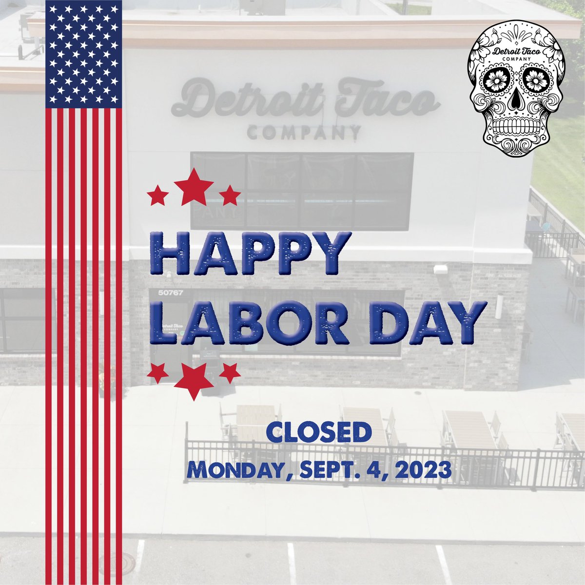 Wishing everyone a happy Labor Day! Our locations are closed today in appreciation of our dedicated work familia. ✨