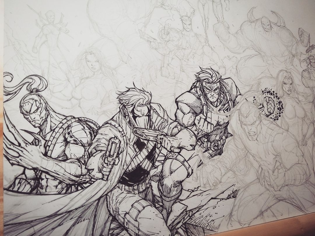 WILDCATS/CYBERFORCE - Commission work in progress! LET'S ROCK!
#wildcats #cyberforce #topcowcomics