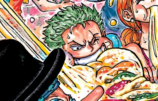 ichigoginchan's tweet photo. zoro often calls sanji "shit-cook" but look at him eating the food sanji prepared he's eating it like there's no tomorrow 🥹 https://t.co/okfynwlAZG