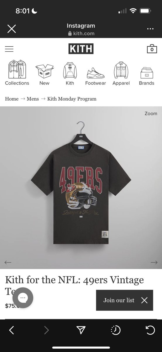 ___lys's tweet photo. WTB KITH NFL - 49ers tee size M &amp; XL and 49ers Snapback https://t.co/AuptXS9ZEB