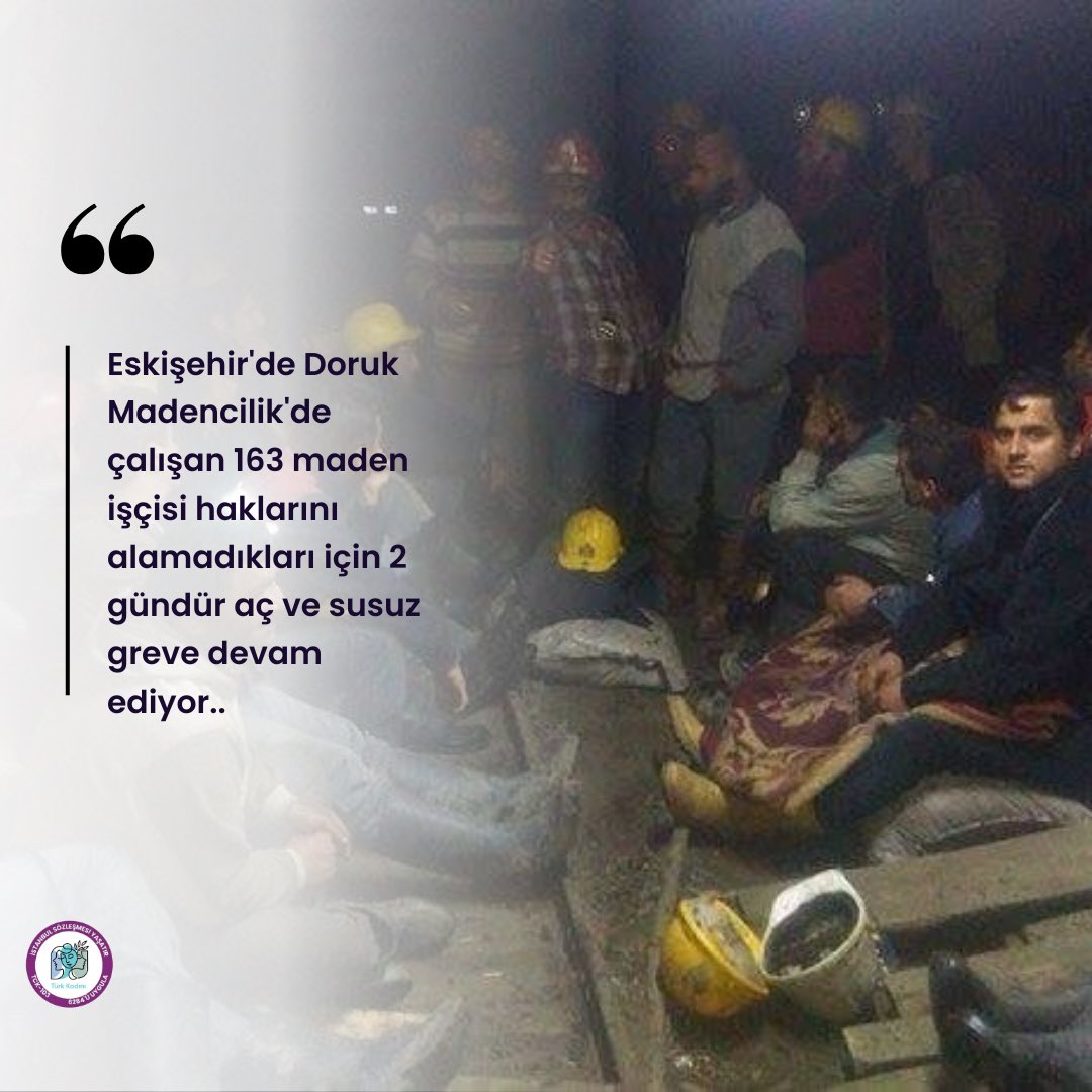 Direnişte ki maden işçileri 76 gündür direnişte kimsenin haberi yok.. #PAZARTESİ #4Eylül #madencilerYanlızDeğildir #FenerbahceyeVarOperasyonu #BakanTekin100binKesin