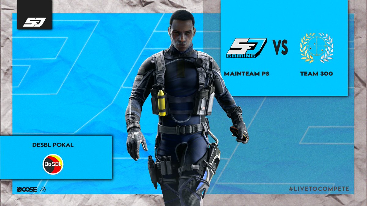 🍿 #Matchday <a href="/DeSBLR6/">DeSBL Rainbow Six</a> Pokal 🍿

Cola kalt ? Bier auch ? Perfekt denn gleich geht es für unser #R6S Team um den nächsten Titel im Pokalfinale der #Desbl 🤞 holt den Pott nach Hause ❤️

<a href="/xTeam300/">Team 300</a> 
📺 #lfc 
⌚19:30

#livetocompete #esports #r6