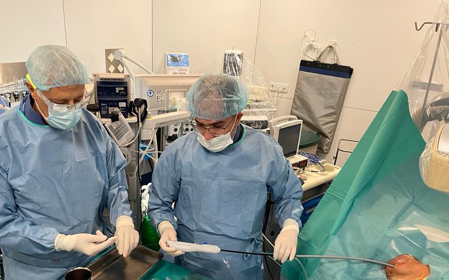 MargaridaPujol's tweet photo. First transyugular MicraAV in Catalonia @tolosanaviu @LluisMont2 @FridaEValenzuel @albertgllauger ✨✨✨@hospitalclinic https://t.co/GWvm4i23rP
