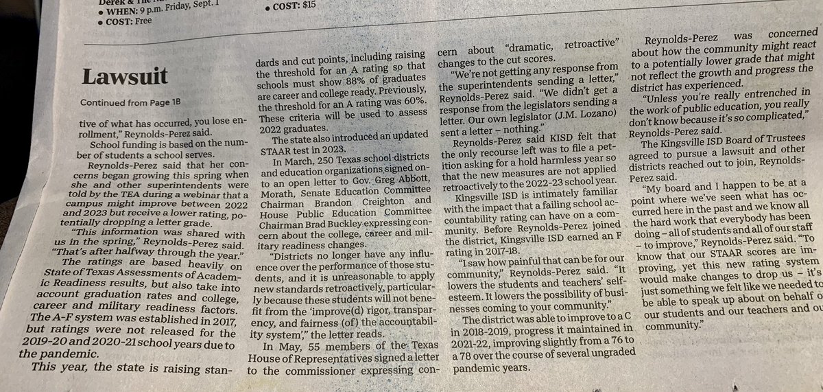 PerezCissy's tweet photo. #PublicEd @callerdotcom @theKR_news @kiii3news https://t.co/bTlQjt7JQw