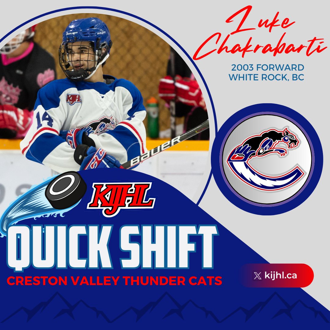 KIJHL's tweet photo. Next on Quick Shift are the @CV_Thundercats.
Read: https://t.co/3jsbtETk7M
Bill Pringle 📷

#KIJHL #QuickShift https://t.co/EVrIclePAI