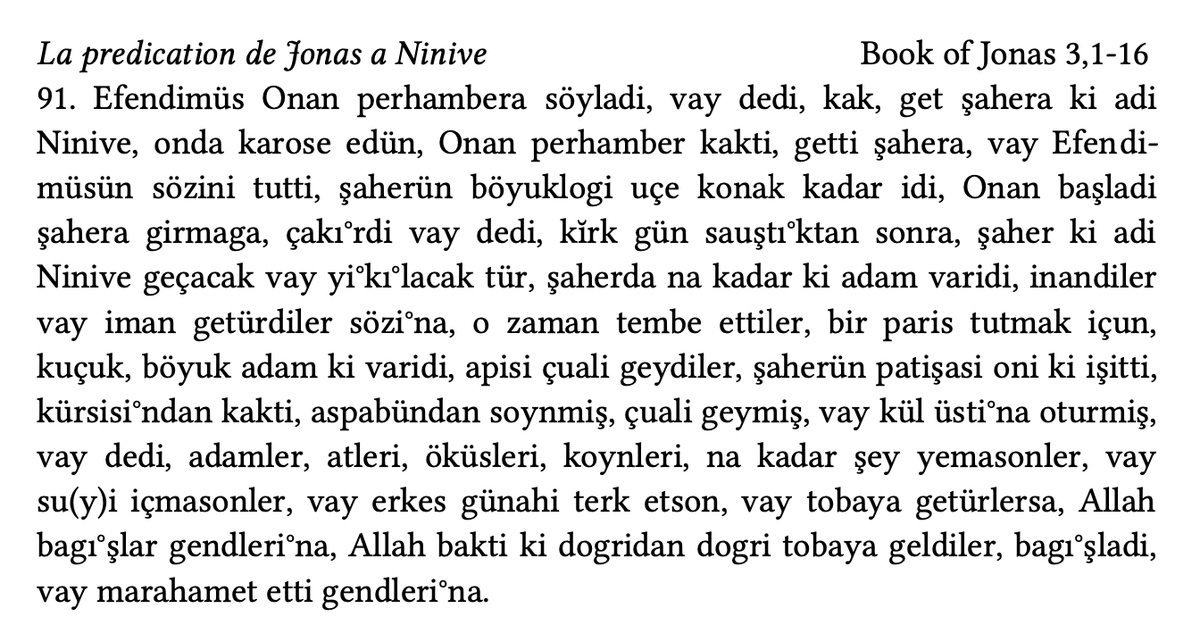 halilbabilli's tweet photo. 1768 senesinde Latin harfleri ile Diyarbakır'da Türkçe yazılmış bir İncil'den birkaç ayet paylaşayım sizinle. 

İncil Diyarbakır Türkçesi ile yazılmış, çok ilginç. 

Tadeusz Majda'nın makalesinden.