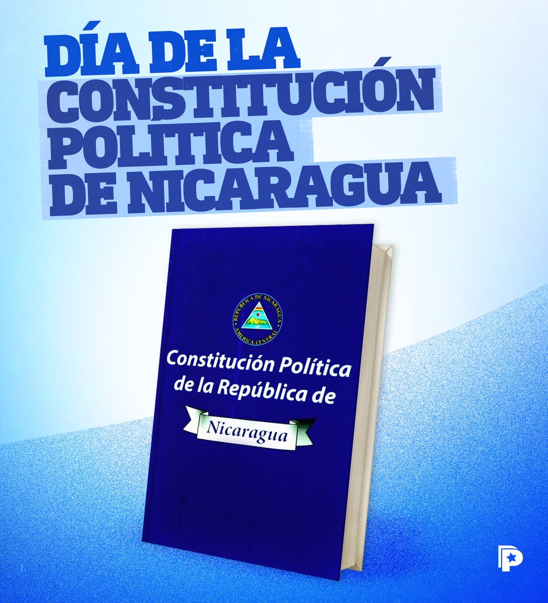 PrensaPopulr's tweet photo. El primer lunes del mes de septiembre, se celebra el Día de la Constitución Política de Nicaragua 📘, como una forma de garantizar que las familias y comunidades del país, conozcan sus derechos, deberes y libertades. 🇳🇮👨‍👩‍👧‍👦 

La Constitución Política vigente es una victoria de https://t.co/xcZWdwDEkF