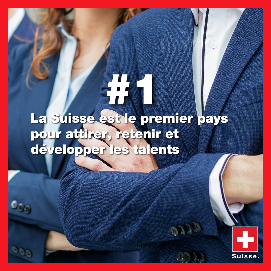 DDCTchad's tweet photo. La Suisse🇨🇭 est le pays le plus compétitif en matière de #talents, d'après l’indice mondial de compétitivité en matière de talents🥇.
Découvrez le classement mondial et d'autres détails dans le rapport publié par @INSEAD  @IMD_Bschool👉https://t.co/wdUtlGMlP1 https://t.co/gvw4hGlseP