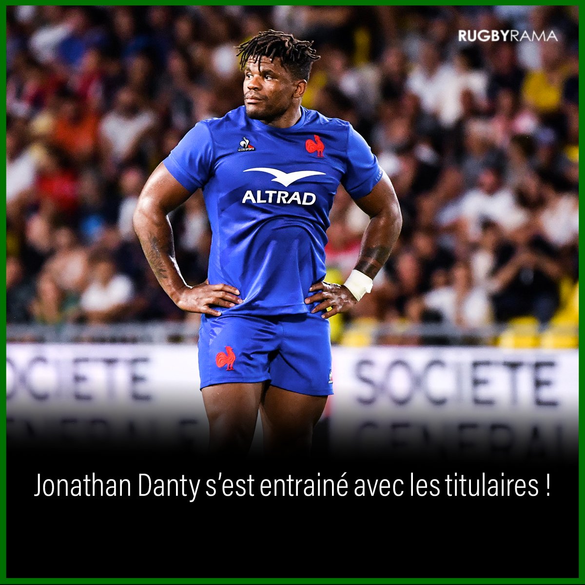 🔴 Jonathan Danty s'est entraîné avec les titulaires, à quatre jours du match d'ouverture du Mondial. 🇫🇷

Les infos &gt; shorturl.at/gijqK
