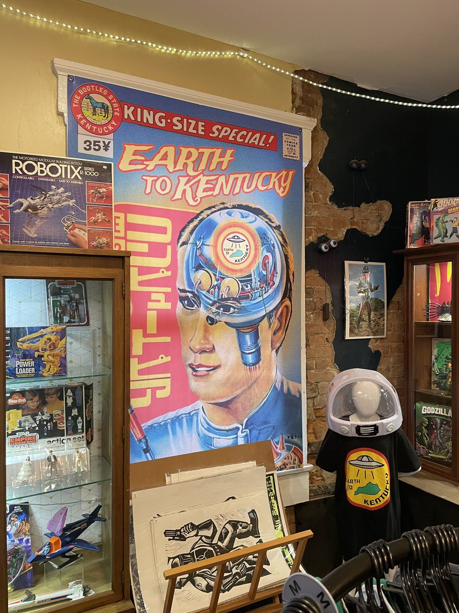 Had fun visiting <a href="/earth2kentucky/">Earth To Kentucky (Parody Toys)</a> in Covington, KY. What a fun and creative local shop. What is your favorite local shop you love visiting? 
#supportlocal