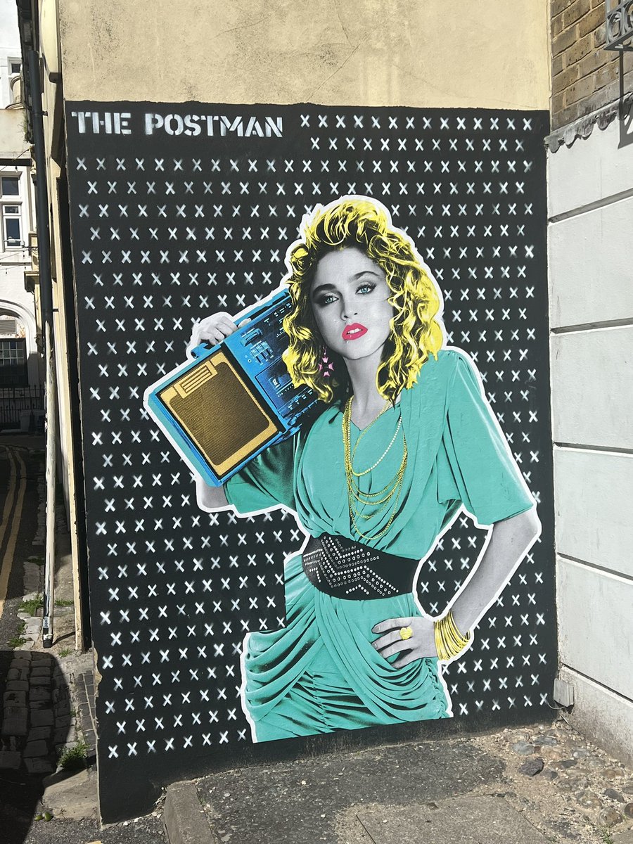 robski2's tweet image. Madonna!! 😍 #thepostman