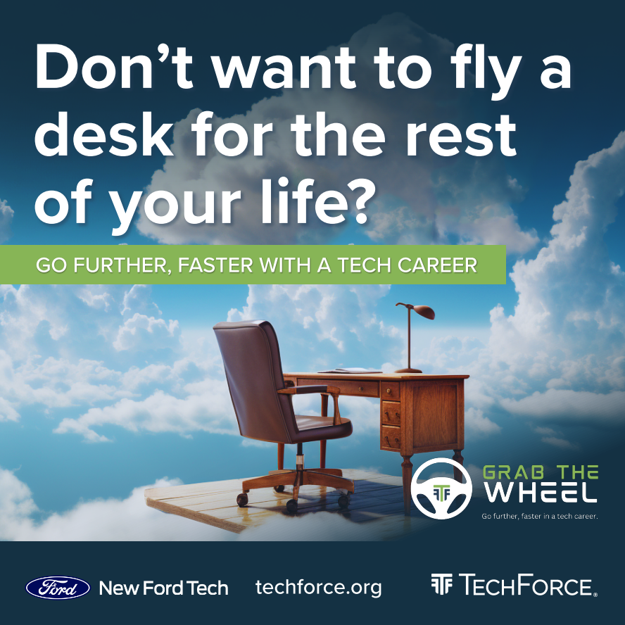 New Ford Tech (@newfordtech) on Twitter photo We've joined forces with <a href="/TechForceFound/">TechForce Foundation</a> to educate more students about technician careers that keep America rolling!
TechForce enables students to #GrabTheWheel in finding tech schools, #scholarships, #apprenticeships, jobs and a network. Check it out at TechForce.org We've joined forces with <a href="/TechForceFound/">TechForce Foundation</a> to educate more students about technician careers that keep America rolling!
TechForce enables students to #GrabTheWheel in finding tech schools, #scholarships, #apprenticeships, jobs and a network. Check it out at TechForce.org