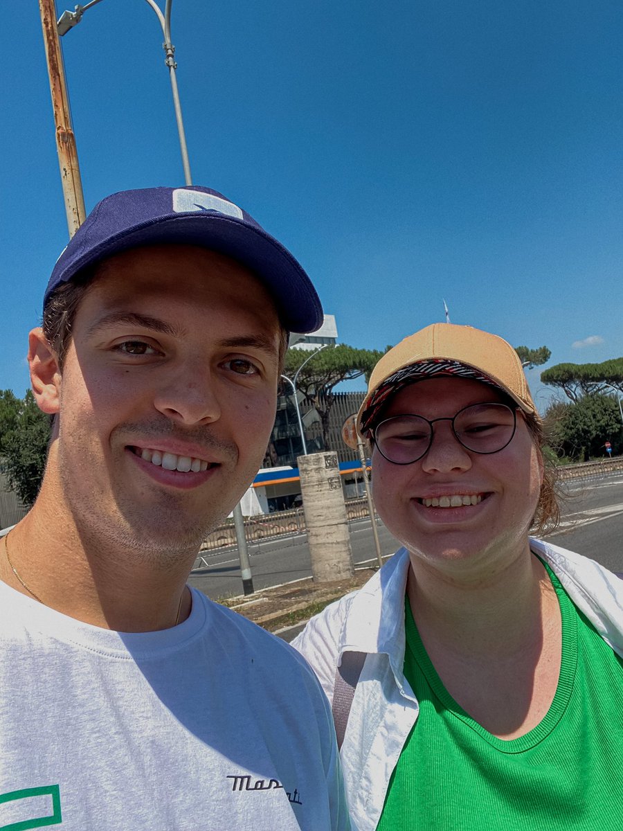druqovich's tweet photo. moments like this 🤍
from spa over berlin to rome🗺️✈️
thank you for your time and kindness over the past year @FelipeDrugovich https://t.co/OmDaeVBugi