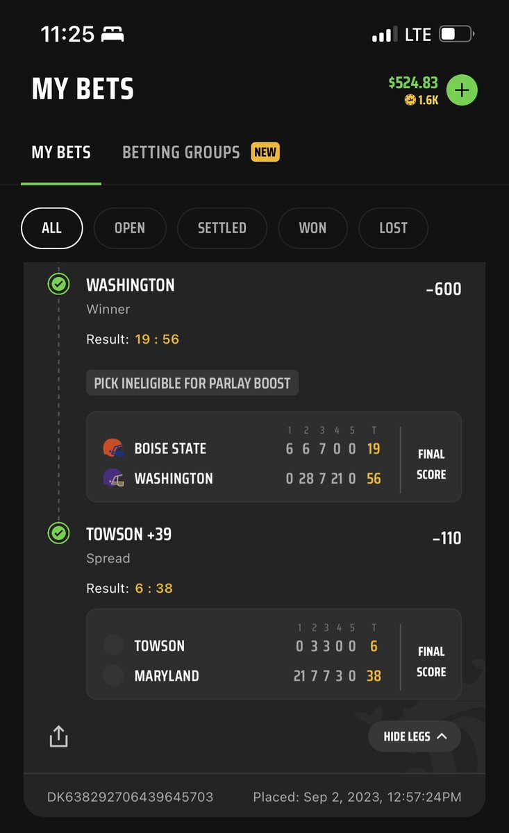 ChompyTheGoat_'s tweet photo. Just a quick recap of last weekends action 🤑✅👀🫡
#LoadedDice #GamblingTwitter #GamblingX #ShedeurSanders #DeionSanders #BoomerSooner #NCAAF #FSUFootball #LSUFootball #ColoradoFootball #LSUvFSU #ColoradovsTCU #TowsonFootball https://t.co/CRXEv7AZ0l