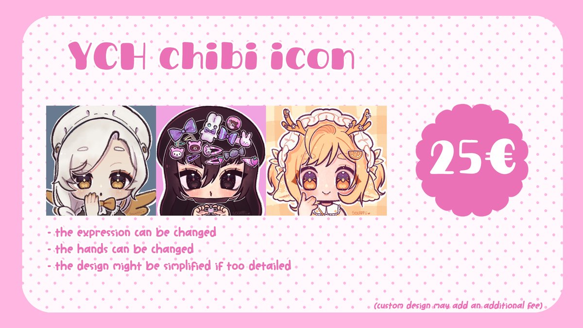 solappii's tweet photo. [CHEAP COMMISSIONS] 
(20-45€)

Hi ! As i couldn't really take new comms last month due to me resting from a bad mental episode, i need to bounce back bc i need to eat! ;v; 

I'm opening a bunch of low budget comms♥ 

I take orders from DM or Vgen ! 

RT appreciated https://t.co/UkfKiAezz6