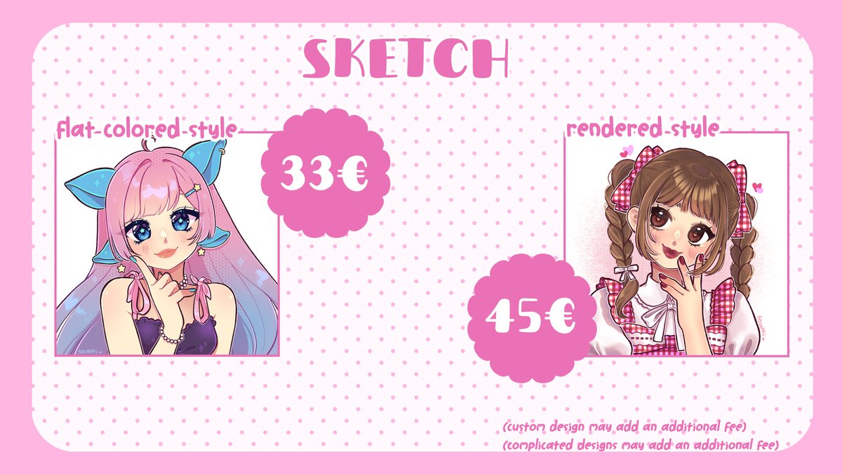 solappii's tweet photo. [CHEAP COMMISSIONS] 
(20-45€)

Hi ! As i couldn't really take new comms last month due to me resting from a bad mental episode, i need to bounce back bc i need to eat! ;v; 

I'm opening a bunch of low budget comms♥ 

I take orders from DM or Vgen ! 

RT appreciated https://t.co/UkfKiAezz6
