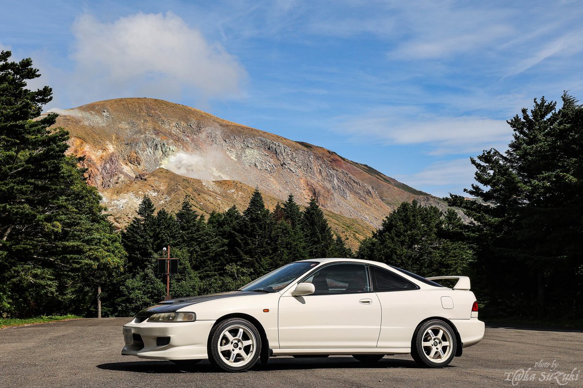 no07t_suzuki's tweet photo. 【今日のOneShot（夏休・福島旅）】
磐梯吾妻スカイライン x DC2［1］

全区間約29km、往復してきました！

※2023.8.28撮

#福島県 #磐梯吾妻スカイライン #日本の道100選 
#浄土平 #空 #雲 #山 
#honda #integra #ホンダ #インテグラ #dc2 #96spec #typeR #MUGEN #無限 https://t.co/sS3LvcKx8K