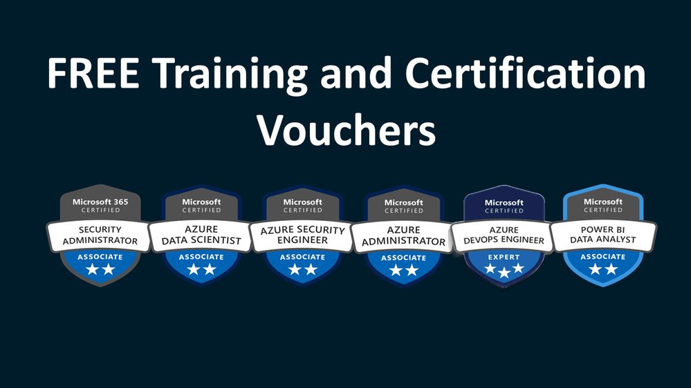 Did you know that you can get FREE vouchers to sit for any one of these Microsoft certification exams as a Nigerian?

Thanks to a digital skill empowerment programme by the Nigerian Government in partnership with Microsoft. #MicrosoftCertification #FreeCourses #CareerOpportunity