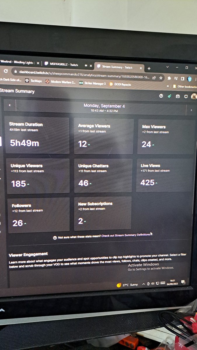 SheepCommando's tweet image. Some good numbers today thank you everyone your all absolute stars #streamtheteam #twitchstreamer #ps4 #proclubs