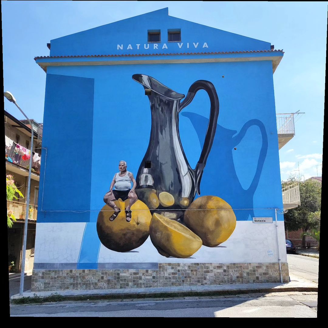 brababella's tweet photo. #Streetart by #RobertoCollodoro @ #Acquedolci, Italy, for #ProlocodiAcquedolci
More pics at: https://t.co/zdzTcpozsD
#streetartAcquedolci #streetartsicily #streetartitaly #italystreetart #sicilia #arteurbana #urbanart #murals #muralism #contemporaryart #artecontemporanea #Robico https://t.co/2nPxPtwvNt