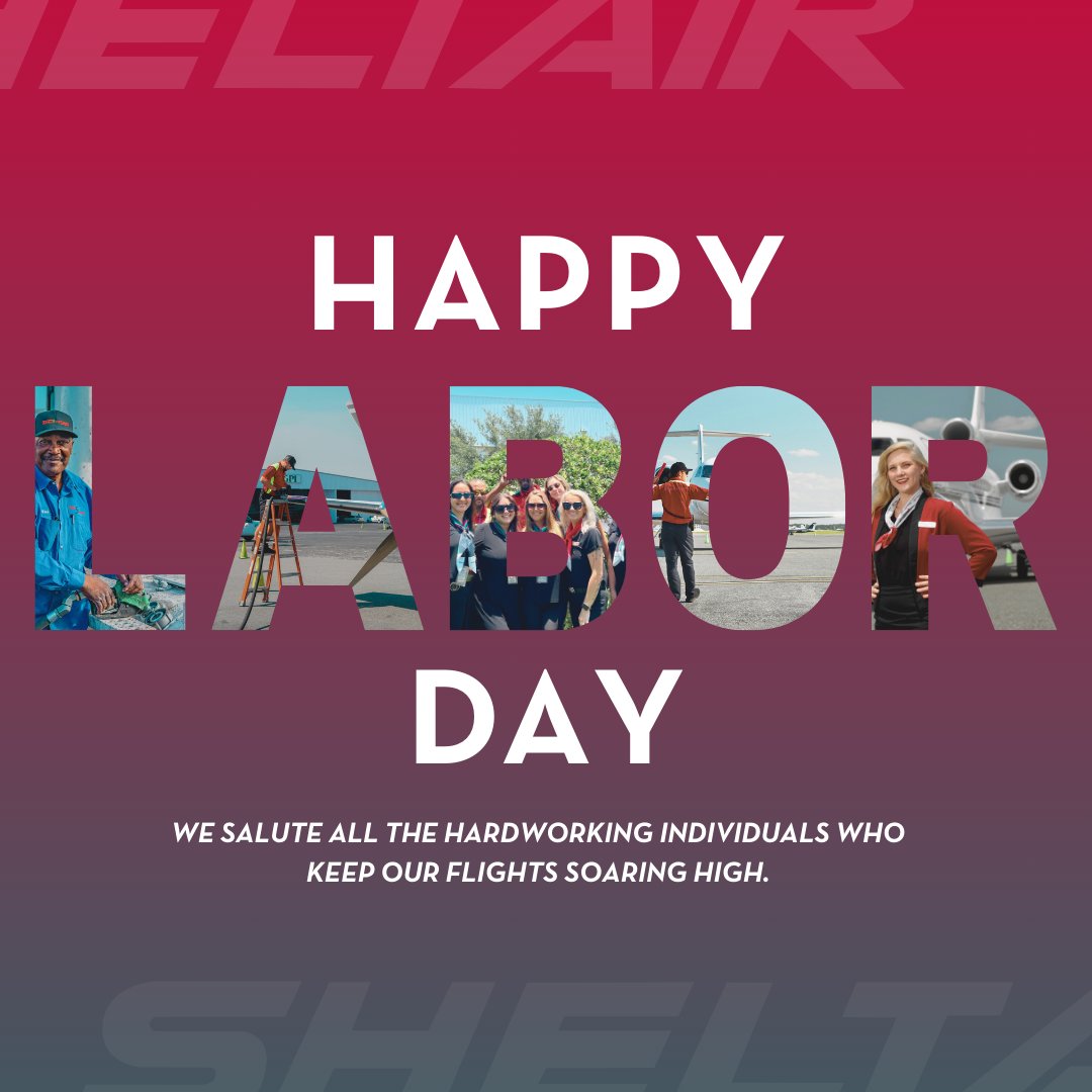 It's been said many times that Sheltair is the people, the Aviation Family, and not just the name on the building. Today, we salute the heart and soul of Sheltair - our incredible team! 
Thank you for your unwavering dedication and soaring passion.
Happy Labor Day!  🙌