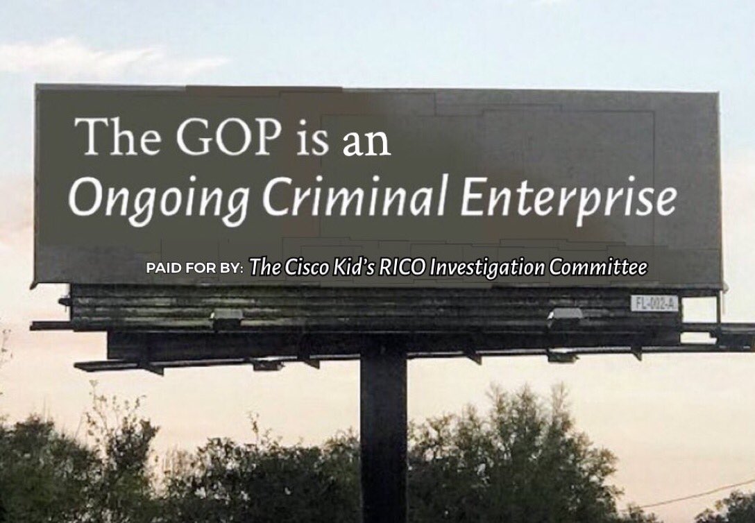 TheCiscoKid_XI's tweet image. My pinned tweet from my old account
Used to have several thousand’s of likes 👍
I will not be silenced.
I knew the minute
Donald Trump came down the escalator
that this Treasonous Saga would end in a RICO Charge.
#OngoingCriminalEnterprise