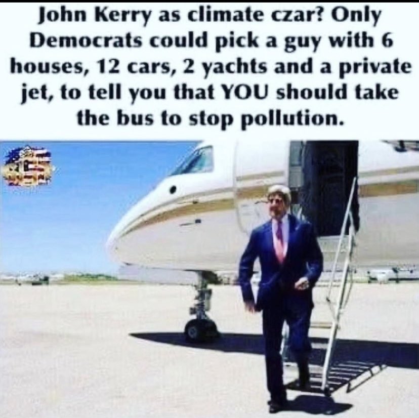 Mr. Climate Effing Hoax JOHN KERRY 🤬 Corrupt Criminal Lying Democrat 👇