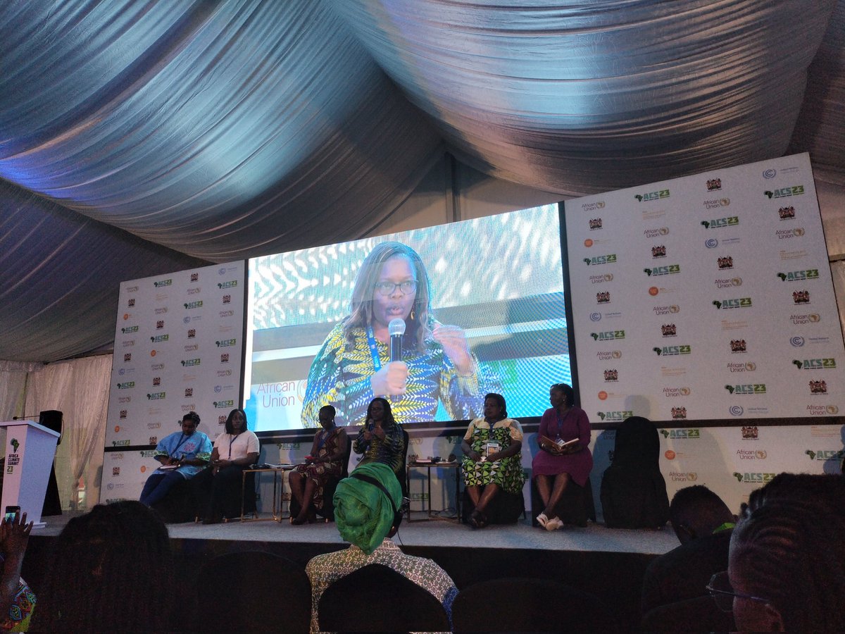 chekinancy's tweet photo. We aim at witnessing the work programme and just transition pathways factoring the local realities and promotion of more innovation from women and youth~Ann Songole
#ACW2023 
#Inclusion4ClimateJustice https://t.co/i8PPjbvlfT
