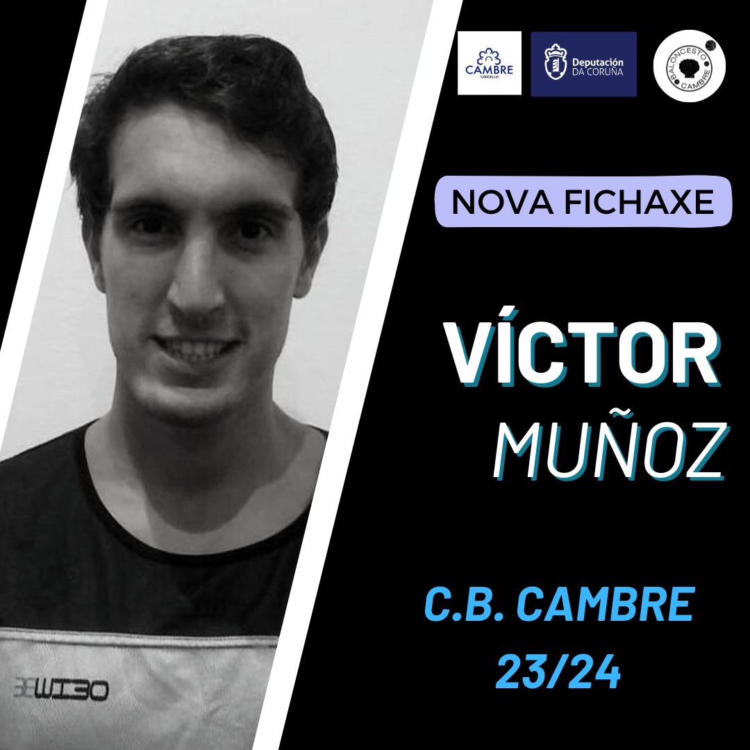 VÍCTOR MUÑOZ VUELVE PARA DEFENDER LOS COLORES DEL BALONCESTO CAMBRE cbcambre.clupik.app/es/news/victor…